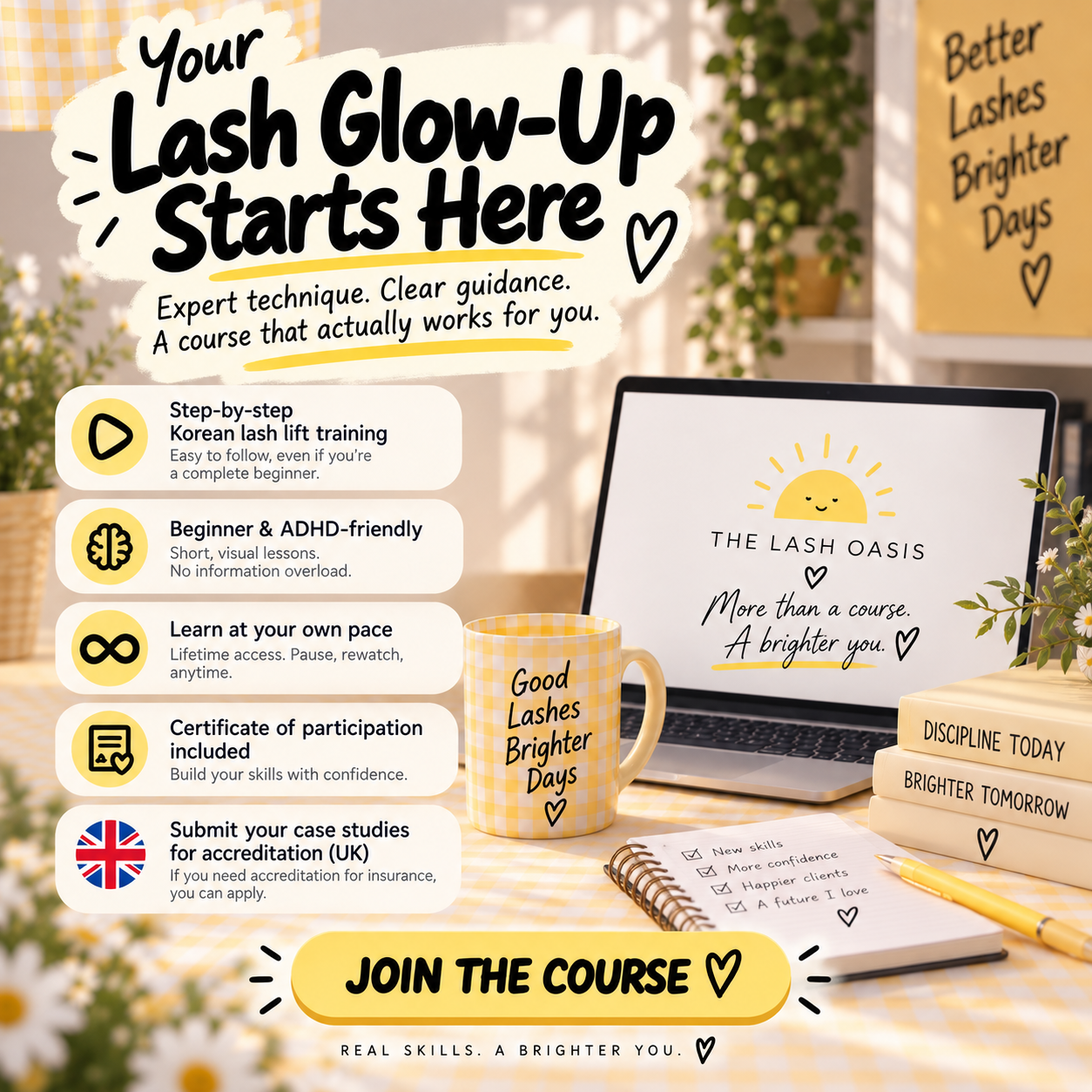 KOREAN LASH LIFT COURSE (Kit Included) - UK accredited