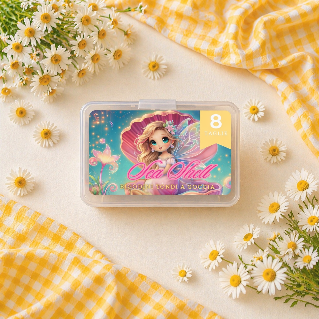 Sea Shells Shields ~ (Round Teardrop)