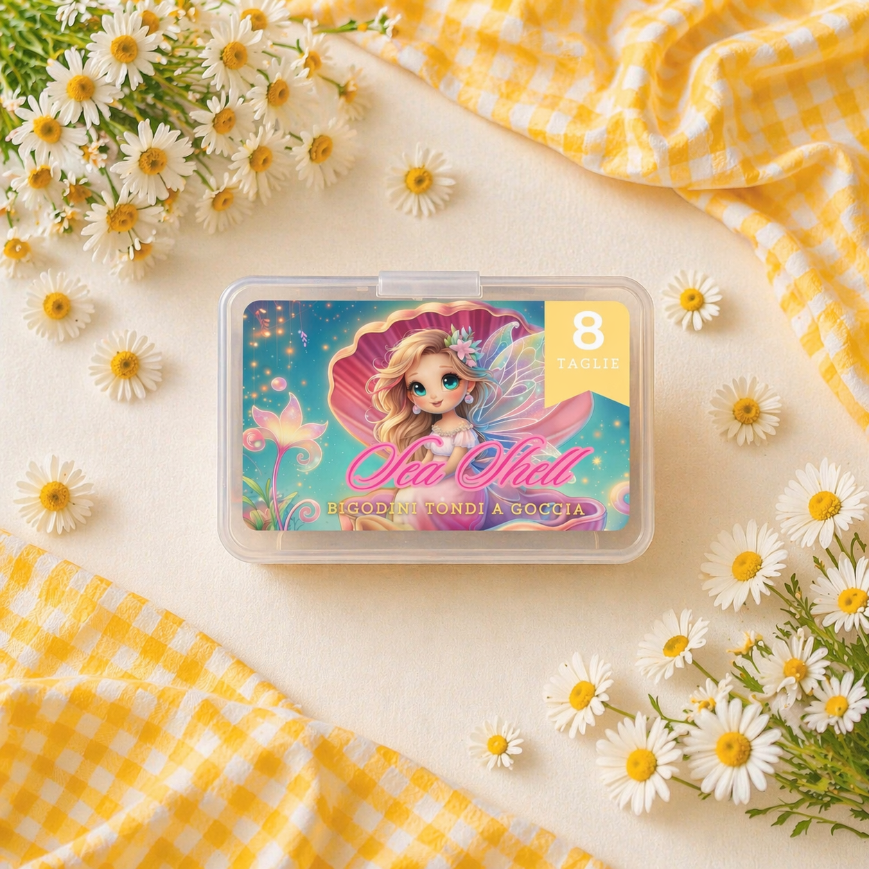 Sea Shells Shields ~ (Round Teardrop)